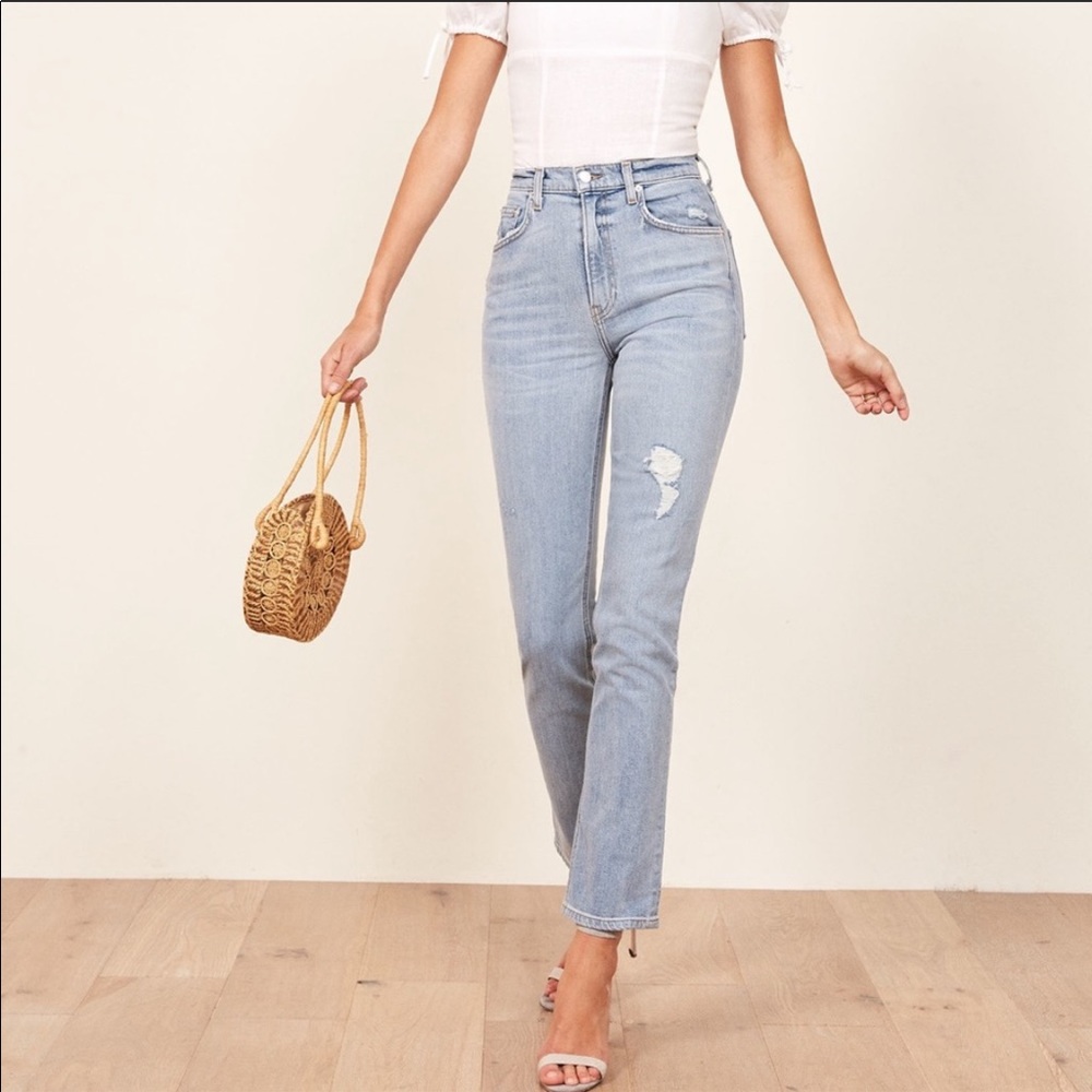 Straight leg Reformation jeans
